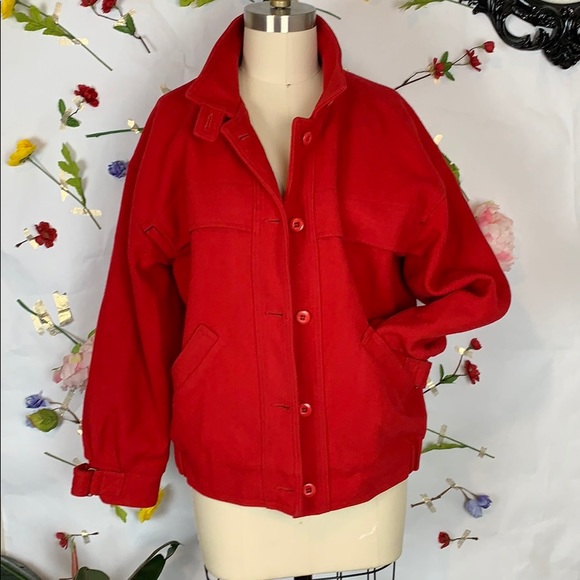 Woolrich Jackets & Blazers - Woolrich vintage red coat
